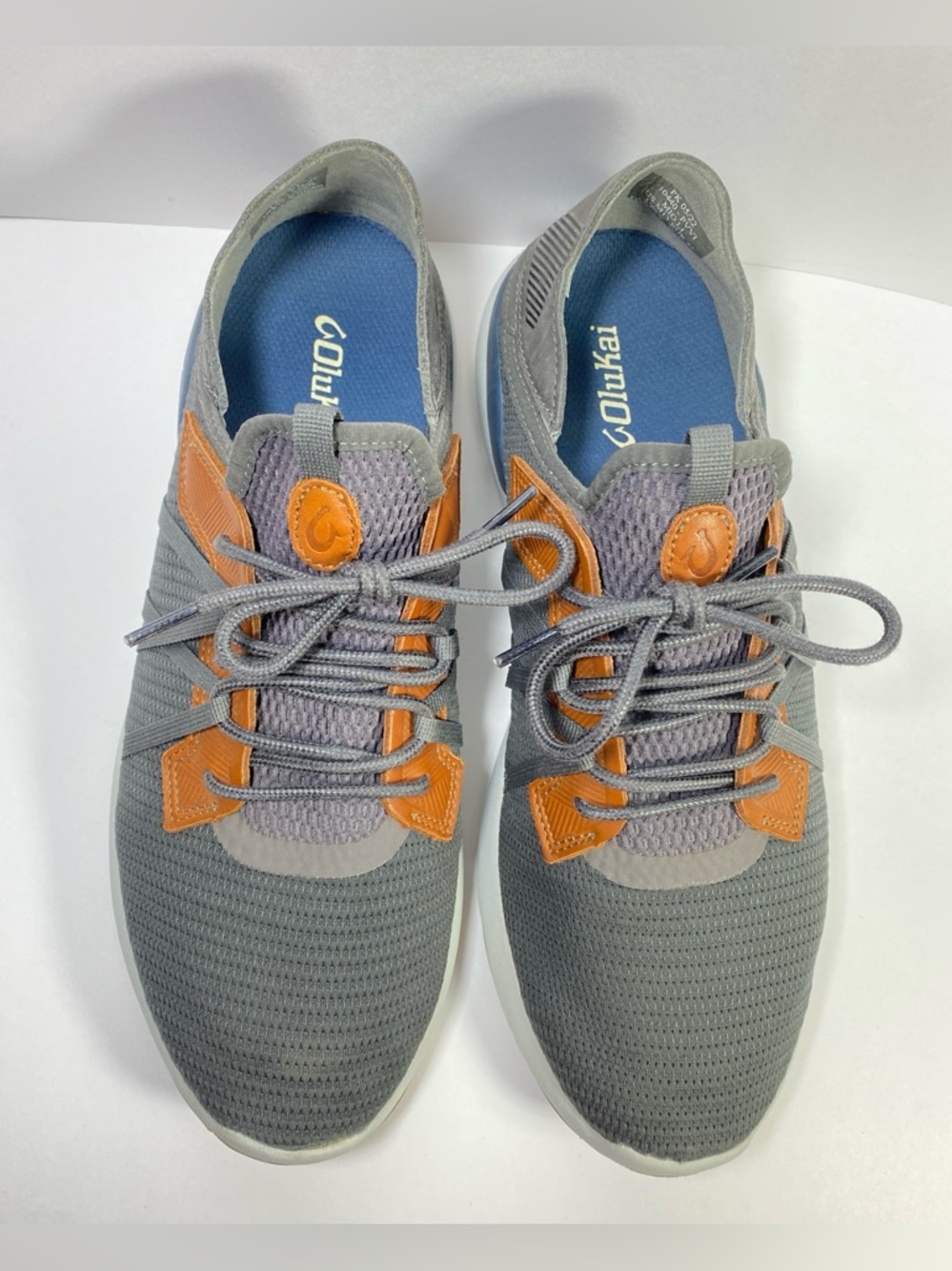 Olukai Mio Li Athletic Sneakers Lightweight Mesh Comfort Gray Men’s Shoes Sz 13 - Picture 8 of 16